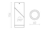 Snazzy  zwart 230V LED GU10 8W