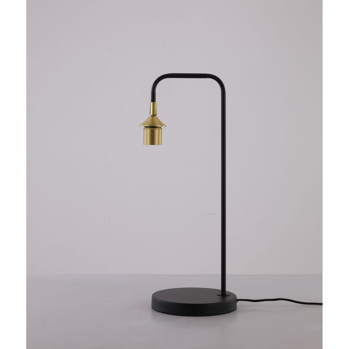 Artdelight Dajano - Tafellamp - E27 - Modern - Zwart