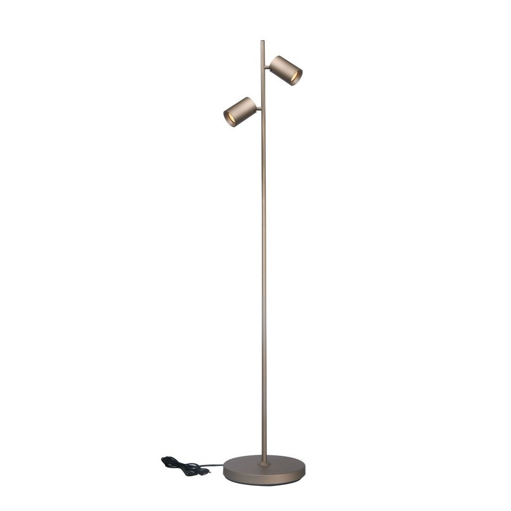 Artdelight Megano - Vloerlamp/Staande lamp - 2-lichts - GU10 - Modern – Kies kleur
