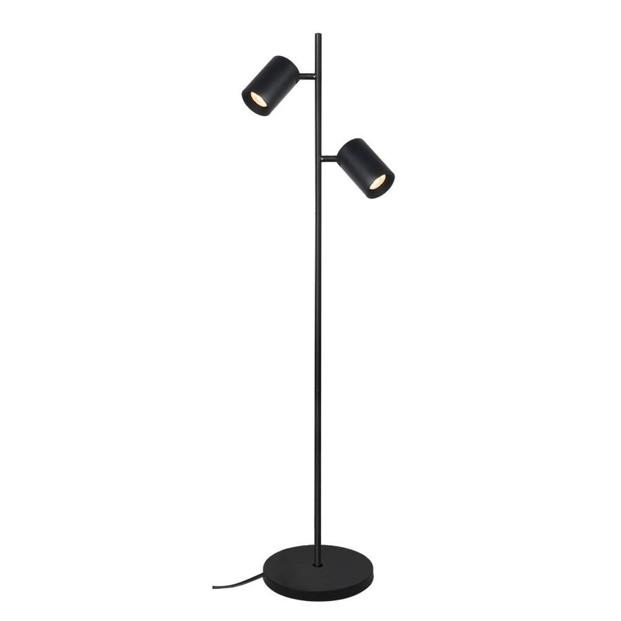 Artdelight Megano - Vloerlamp/Staande lamp - 2-lichts - GU10 - Modern – Kies kleur