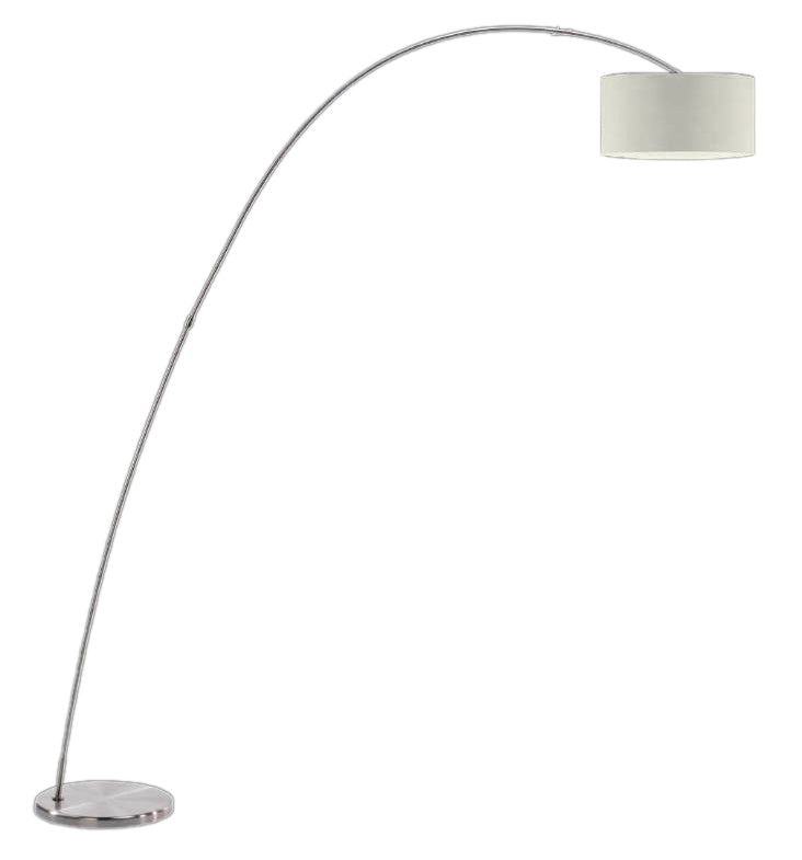 Artdelight Bow - Booglamp/Vloerlamp - E27 - Modern - Wit
