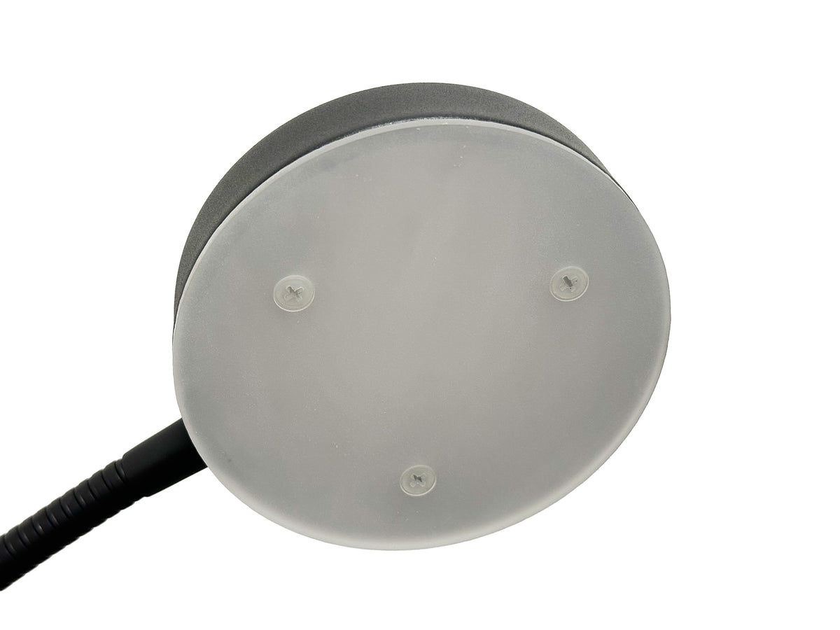 Artdelight Riva - Leeslamp/Vloerlamp - LED Dimbaar - 30W 2200/3500K - Met leesarm - Design - Zwart