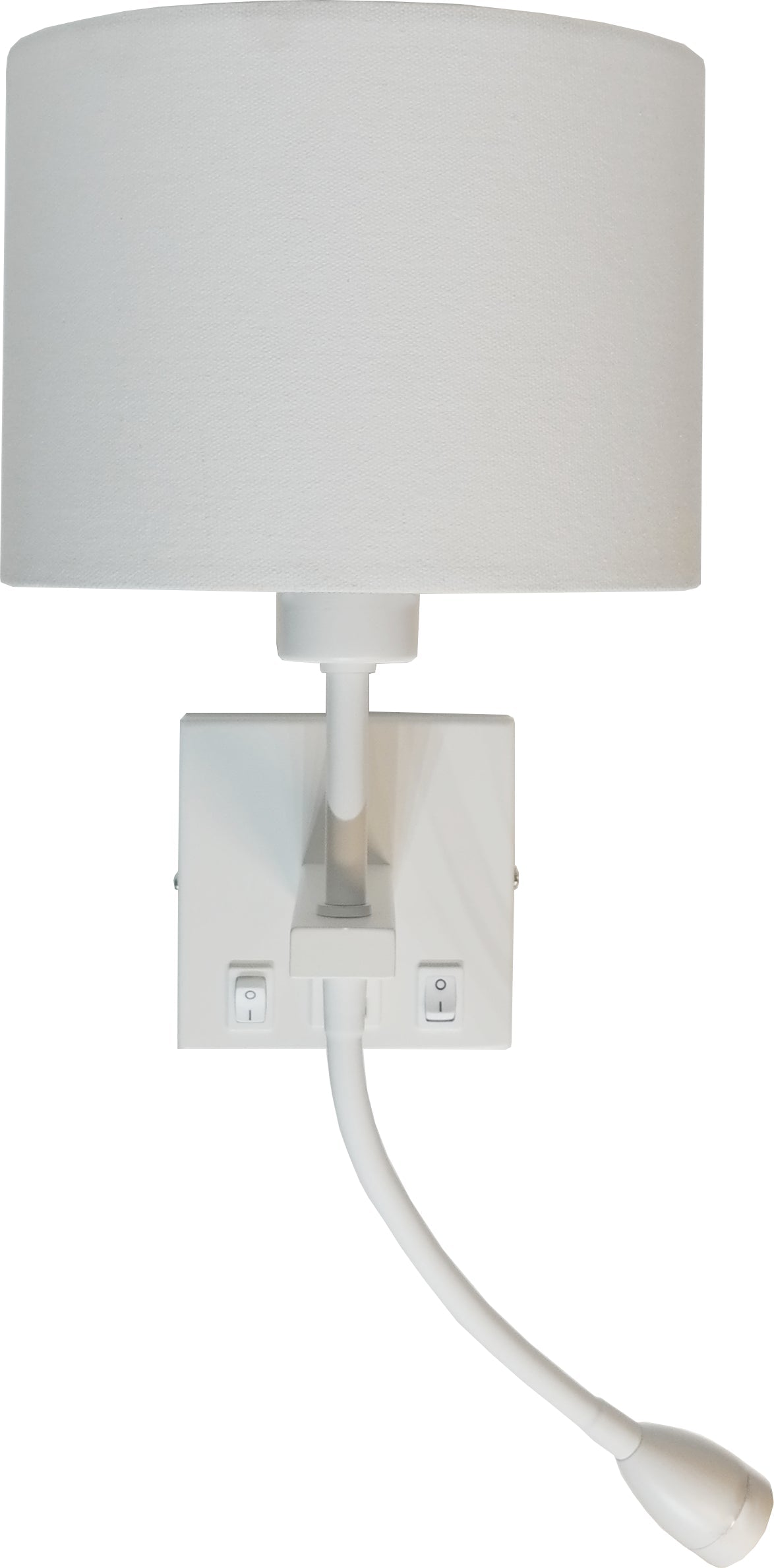 Artdelight Quad - Wandlamp - E27 - USB-A + USB-C - Modern – Kies kleur