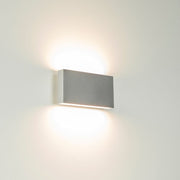 Box 2 wandlamp Aluminium