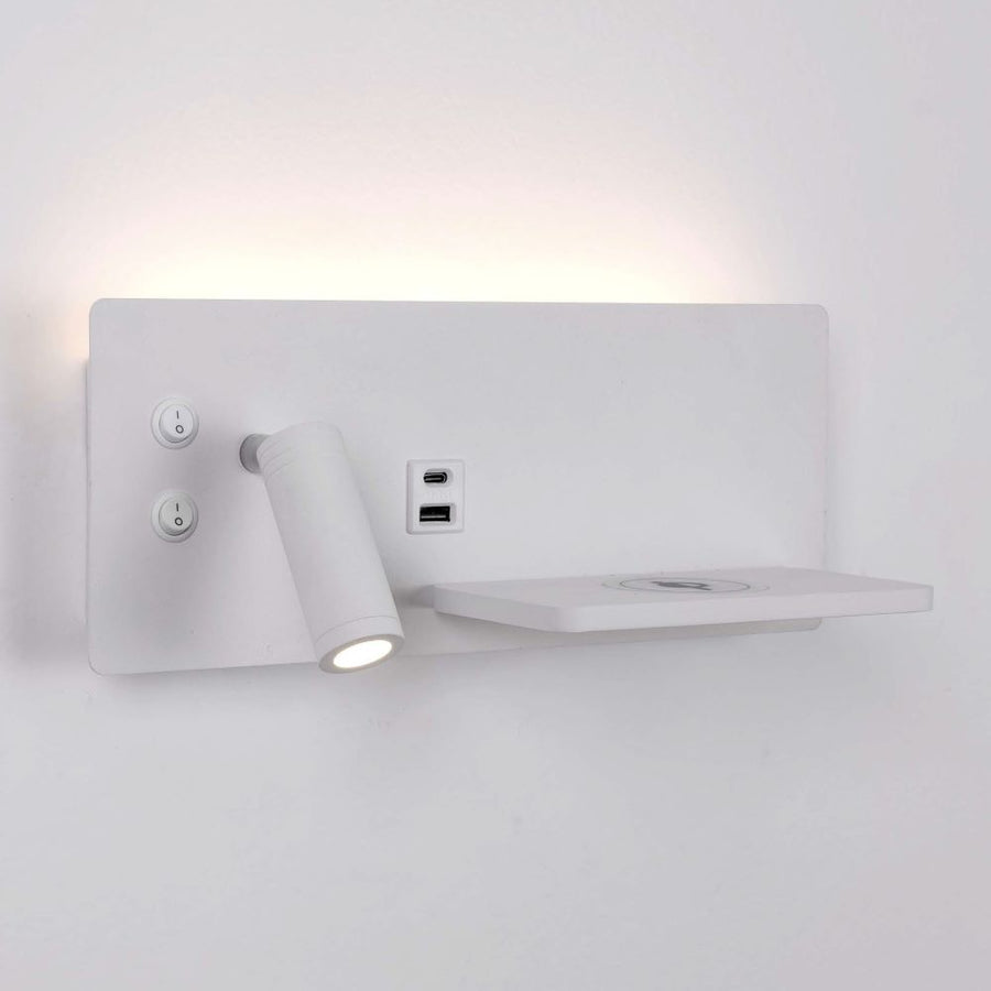 ArtDelight Charge – LED bedlamp 3W links – Kies kleur Wit
