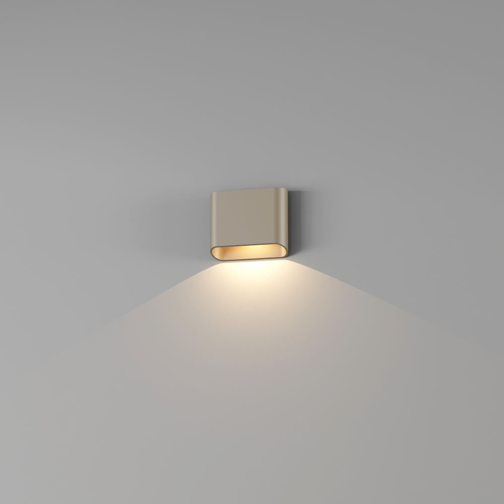 Artdelight Diaz 1L - Wandlamp - LED Dimbaar - IP65 Binnen/Badkamer - 1-lichts - 1x6W 2700K - Design – Kies kleur