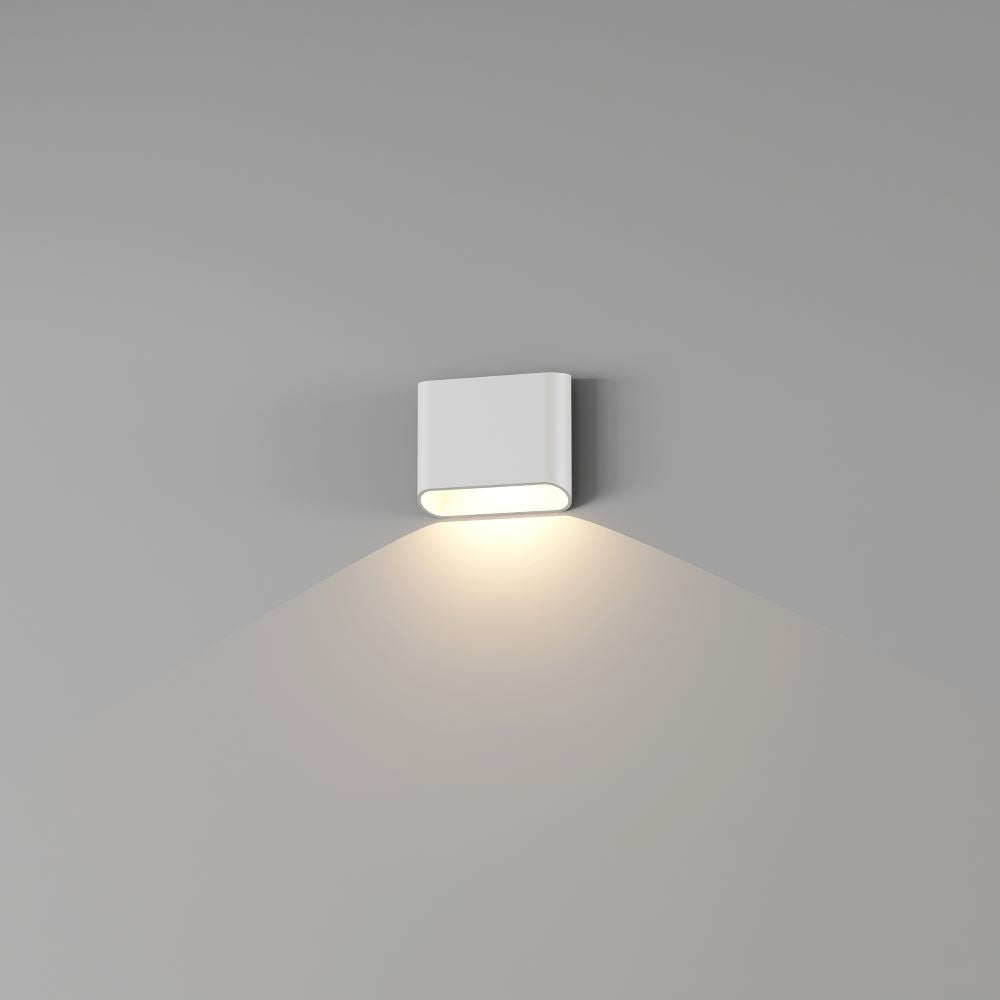 Artdelight Diaz 1L - Wandlamp - LED Dimbaar - IP65 Binnen/Badkamer/Buiten - 1-lichts - 1x6W 2700K - Design – Kies kleur