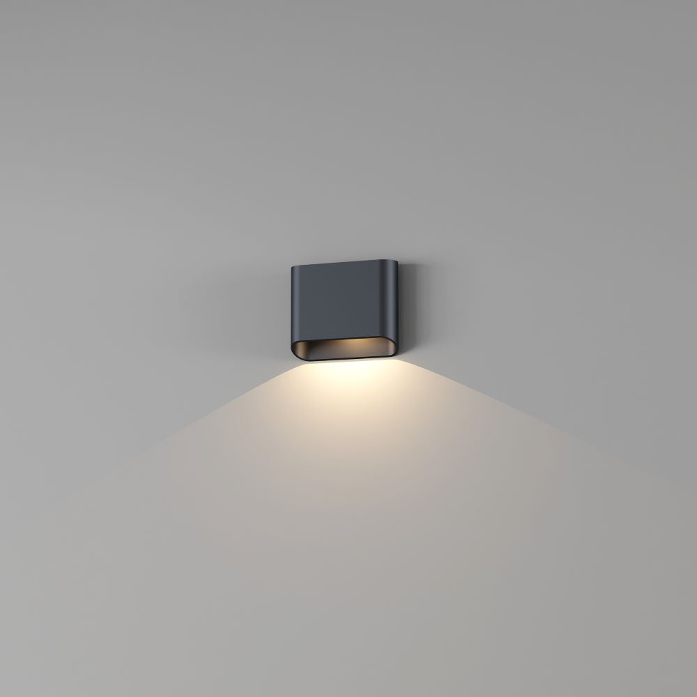 Artdelight Diaz 1L - Wandlamp - LED Dimbaar - IP65 Binnen/Badkamer/Buiten - 1-lichts - 1x6W 2700K - Design – Kies kleur