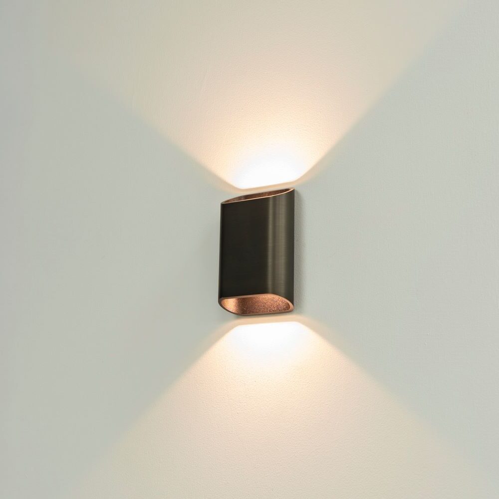 Artdelight Diaz S - Wandlamp - LED Dimbaar - IP65 Binnen/Badkamer - 2×3W 2700K - Design – Kies kleur