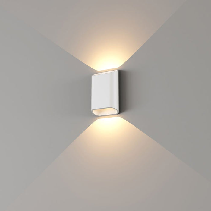 Artdelight Diaz S - Wandlamp - LED Dimbaar Dim-to-Warm - IP65 Binnen/Badkamer/Buiten - 2×3W 1800/3000K - Design – Kies kleur