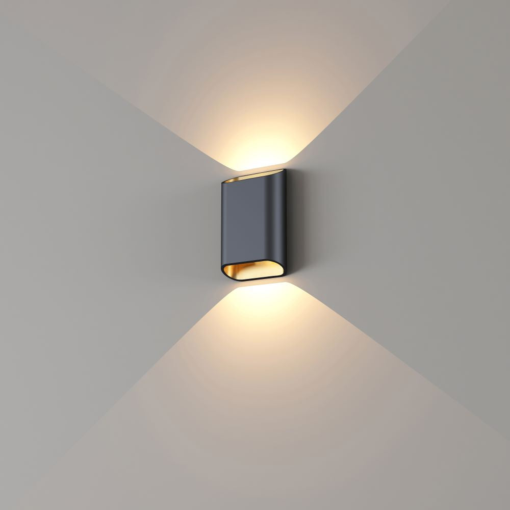 Artdelight Diaz S - Wandlamp - LED Dimbaar - IP65 Binnen/Badkamer - 2×3W 2700K - Design – Kies kleur