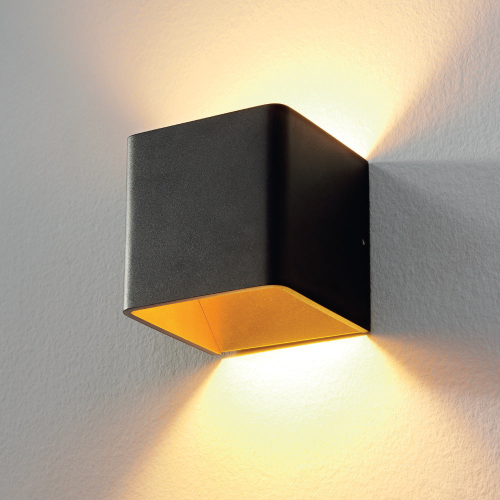 ArtDelight Fulda - Zwart/Mat goud