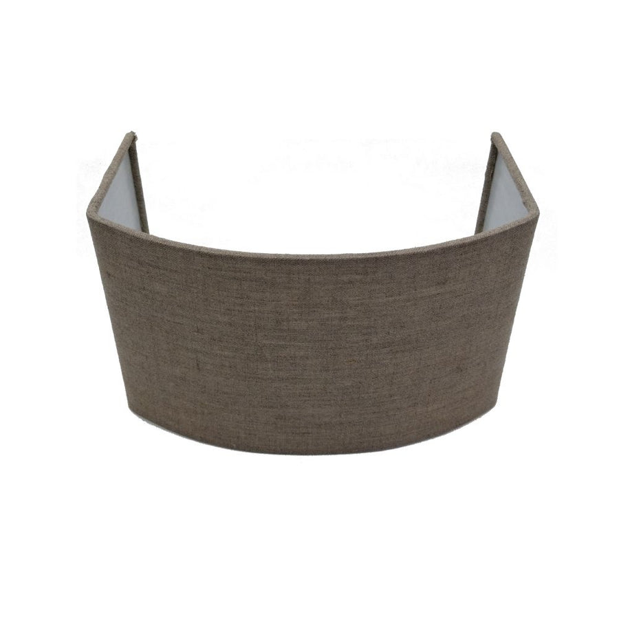 Artdelight Shade uni - Kap wandlamp - 25x15cm - Modern - Bruin