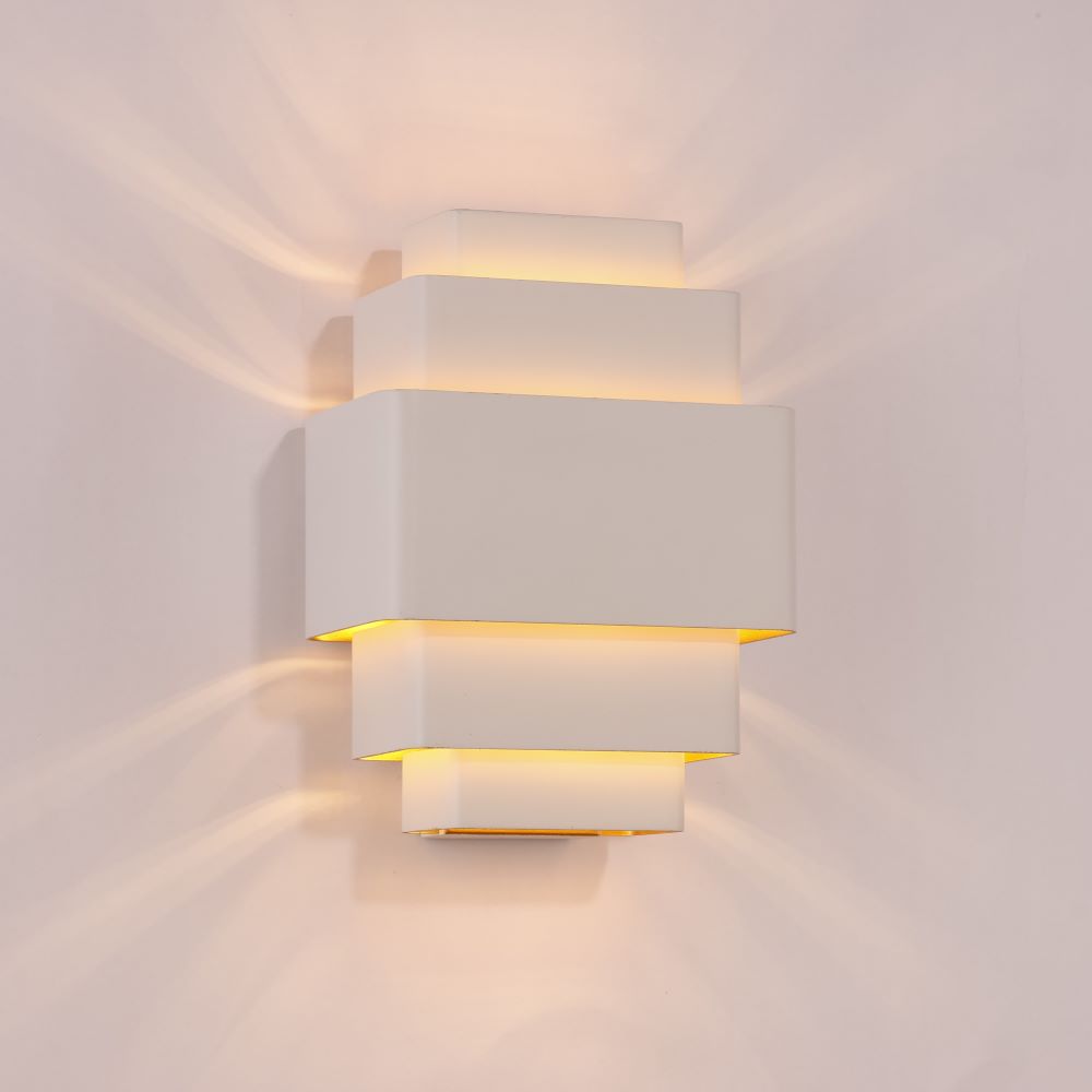 Artdelight Layers - Wandlamp - Dimbaar - G9 - Modern – Kies kleur