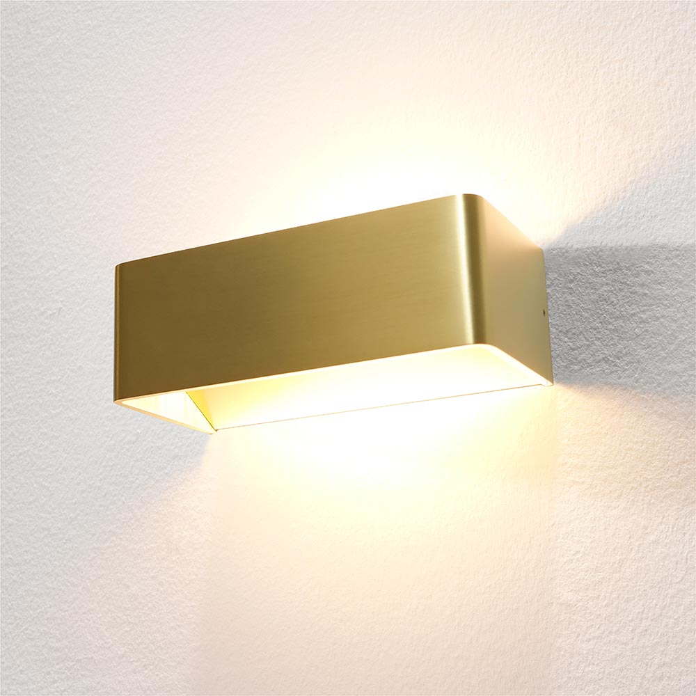 Artdelight Mainz - Wandlamp - LED Dimbaar - L20cm - 2x3W 2700K - Design – Kies kleur