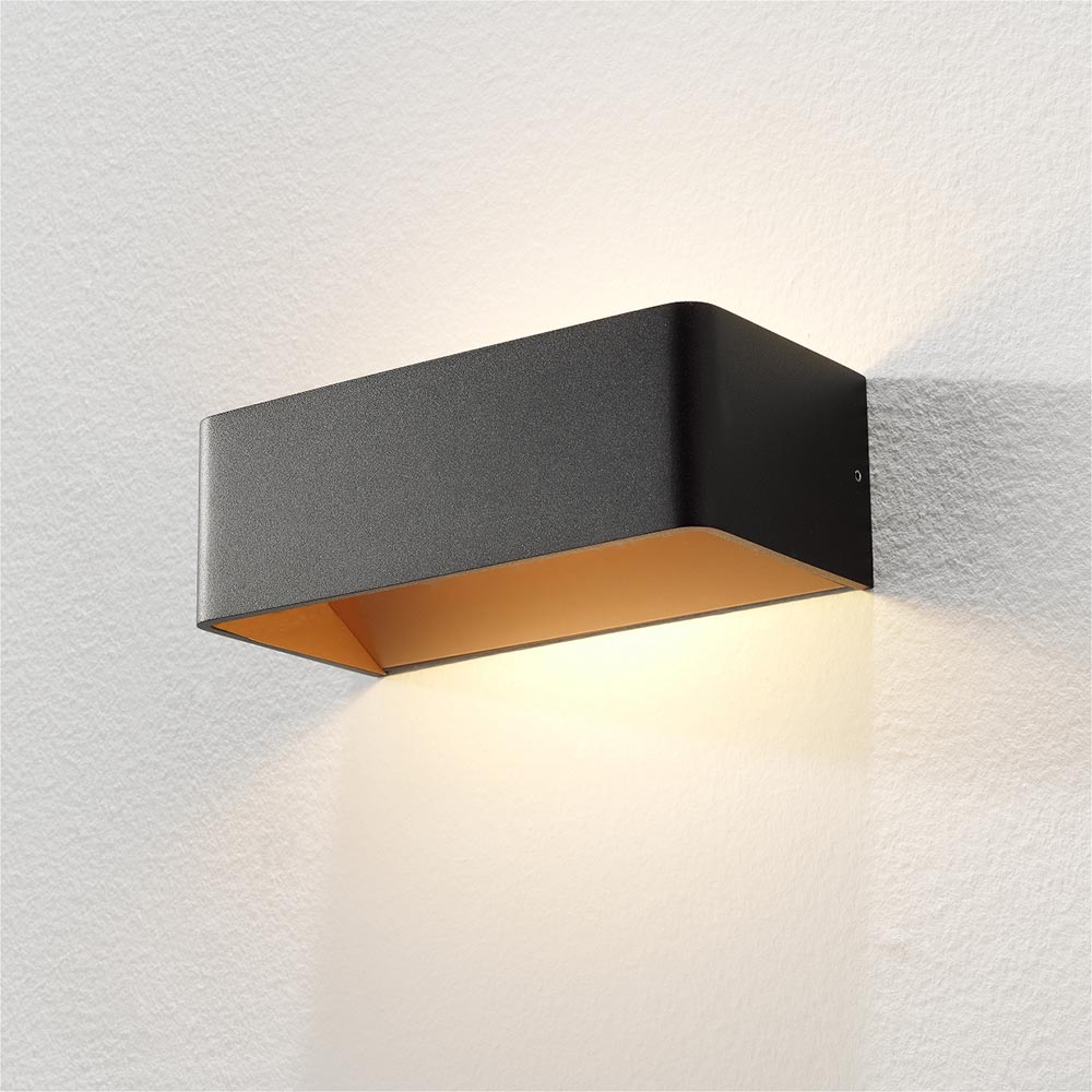 Artdelight Mainz - Wandlamp - LED Dimbaar - L20cm - 2x3W 2700K - Design – Kies kleur