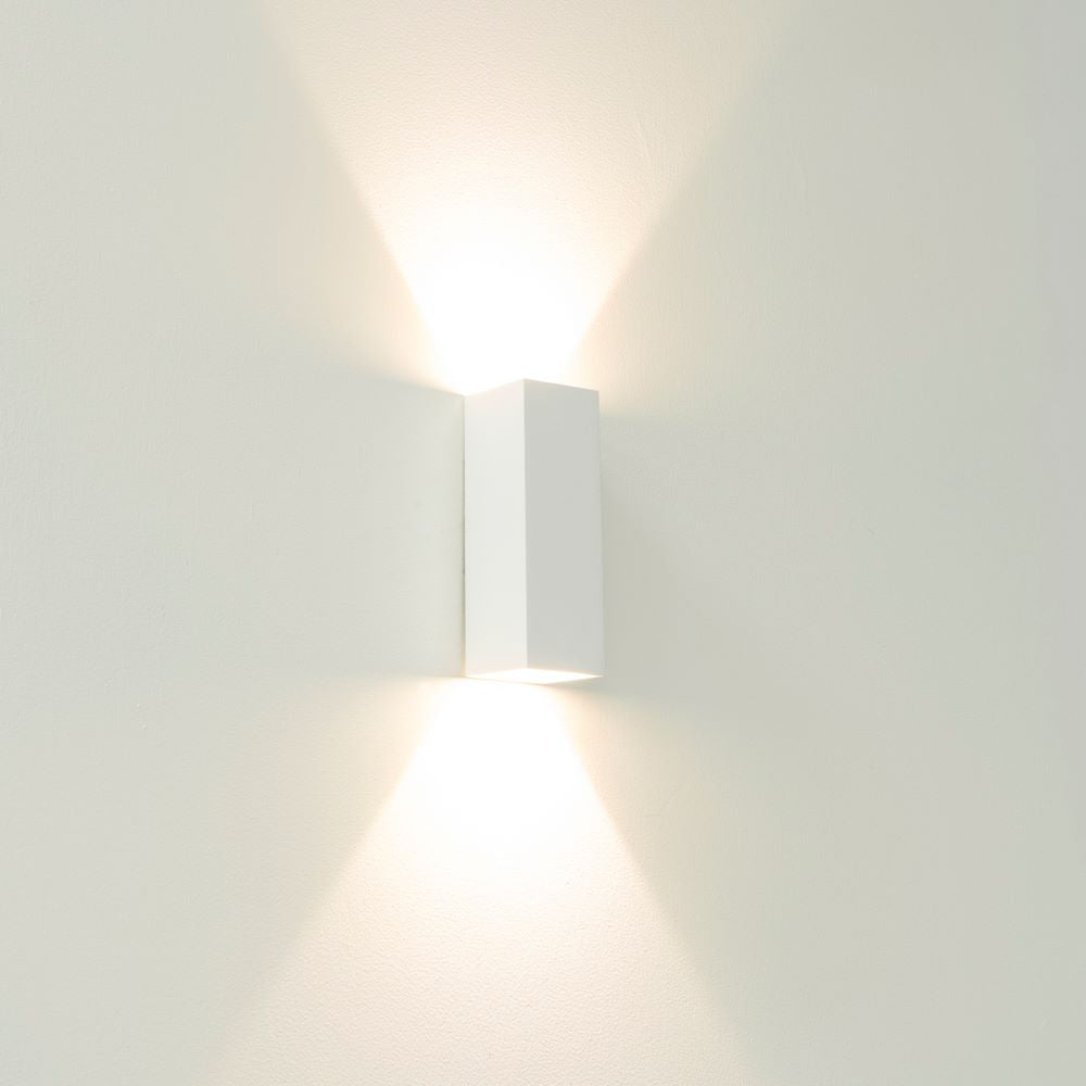 Artdelight Vegas 150 - Wandlamp - LED Dimbaar - IP65 Binnen/Badkamer/Buiten - 2x2,3W 2700K - Design – Kies kleur
