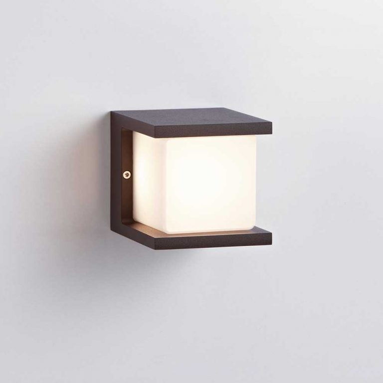 Artdelight Iser - Wandlamp buiten - LED Dimbaar - IP54 - 10W 2700K - Design - Antraciet