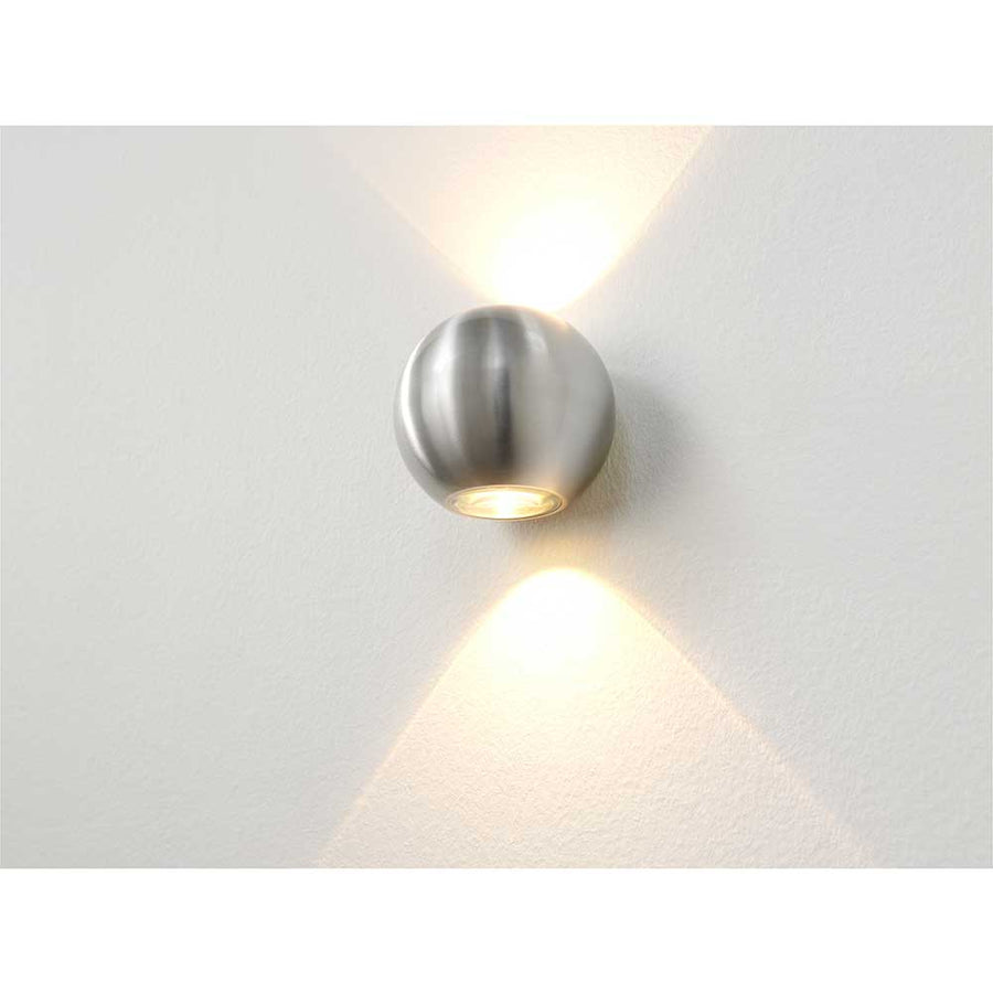 Artdelight Denver - Wandlamp - LED Dimbaar - IP54 Binnen/Badkamer - 4,5W 2700K - Design - Aluminium