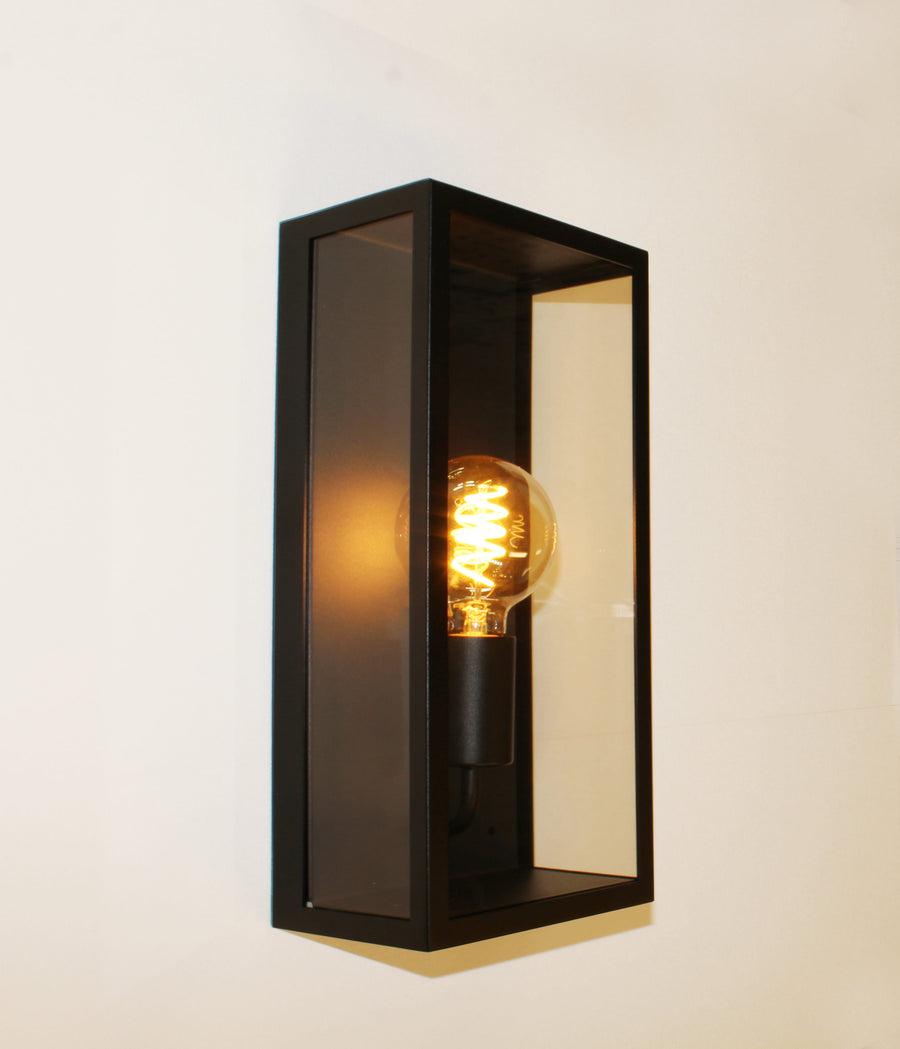Artdelight Rowin - Wandlamp buiten - Dimbaar - IP44 - H25cm - E27 - Modern - Antraciet