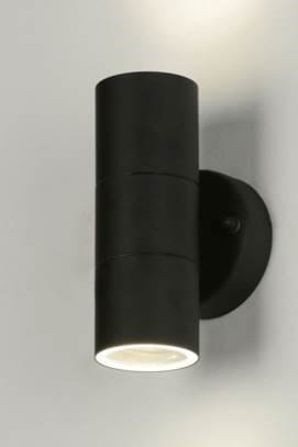 Artdelight Shane - Wandlamp buiten - Dimbaar - IP44 - GU10 - Modern - Antraciet