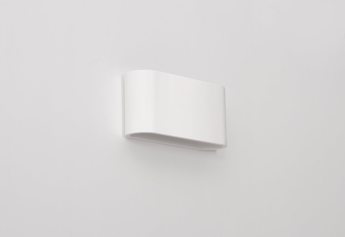 Artdelight Lille - Wandlamp - Dimbaar - G9 - Glad - Gips - Modern - Wit