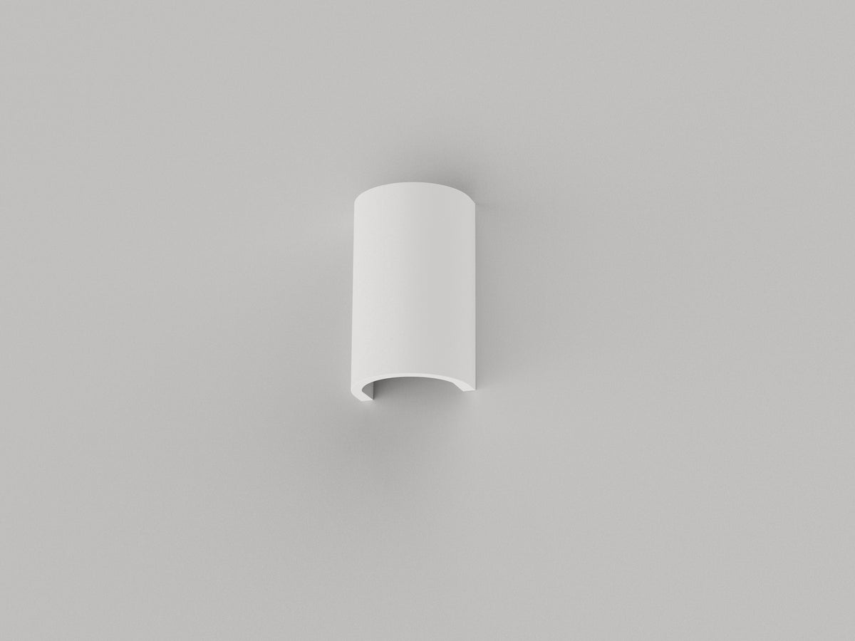 Artdelight Nantes - Wandlamp - Dimbaar - G9 - Glad - Gips - Modern - Wit