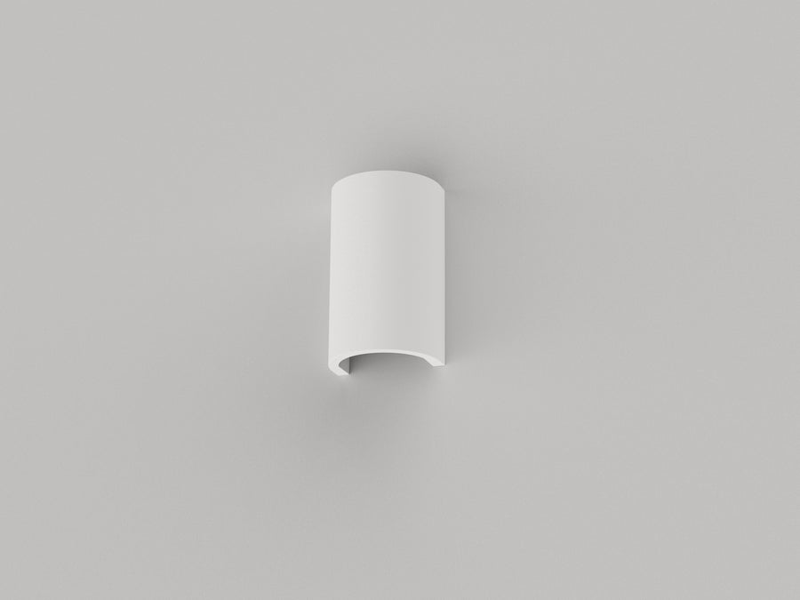 Artdelight Nantes - Wandlamp - Dimbaar - G9 - Glad - Gips - Modern - Wit
