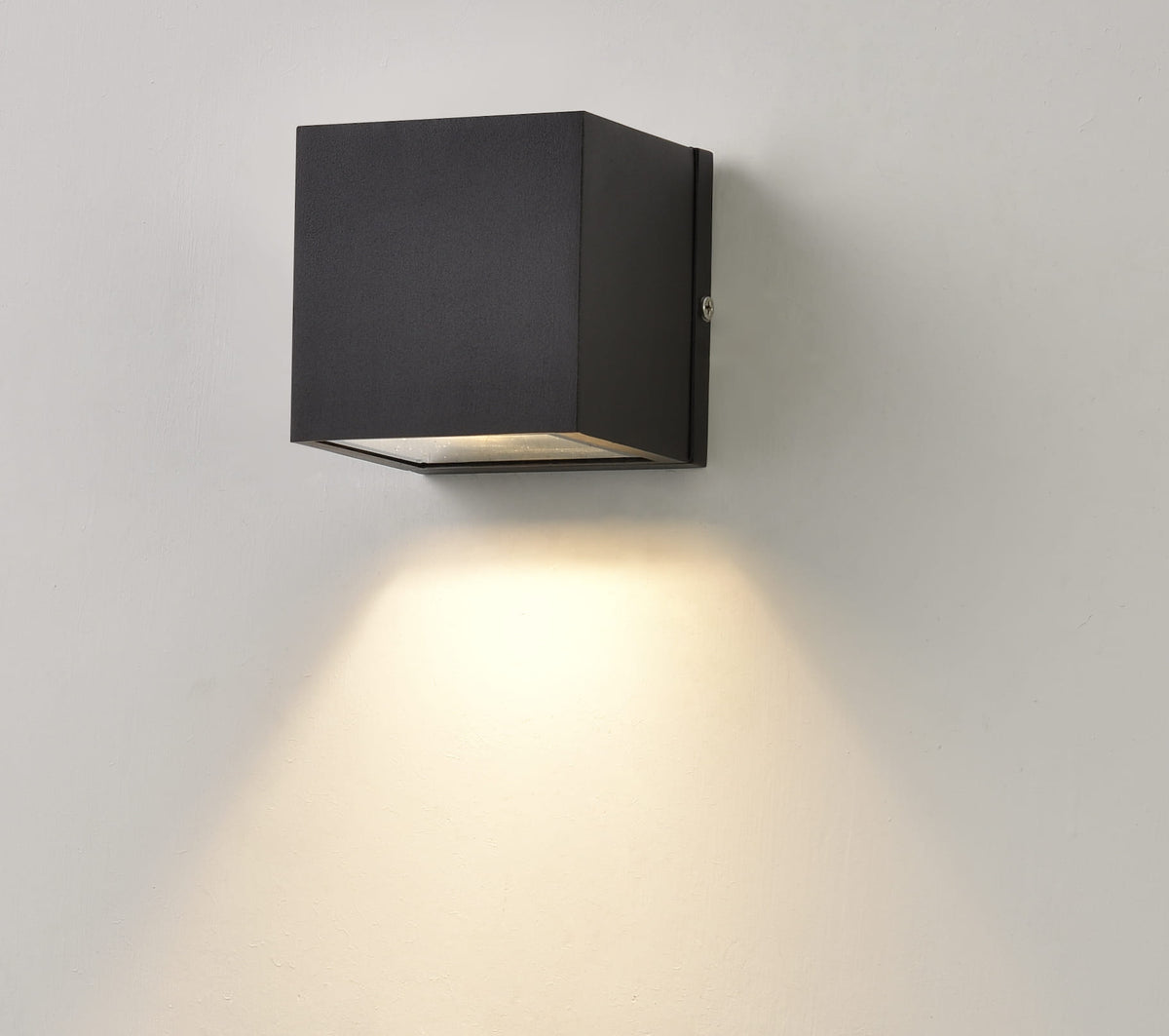 Artdelight Dice - Wandlamp - Dimbaar - IP54 Binnen/Badkamer/Buiten - GU10 - Design - Antraciet