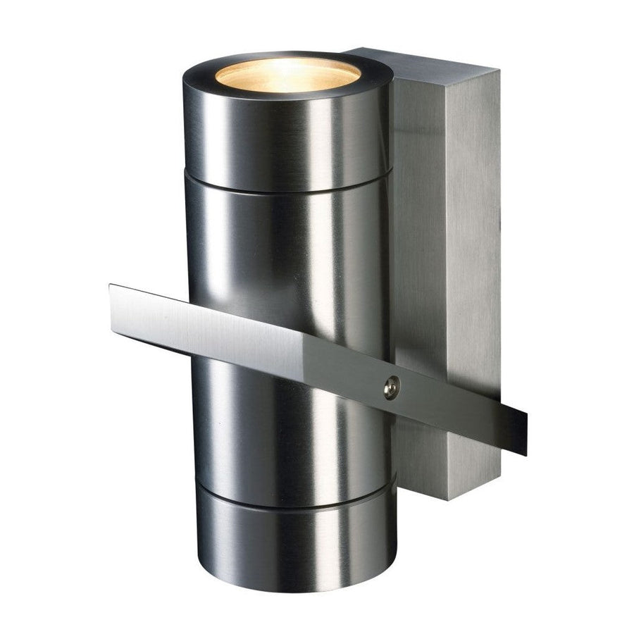 Artdelight Double - Wandlamp - Dimbaar - IP54 Binnen/Badkamer - GU10 - Modern - Aluminium