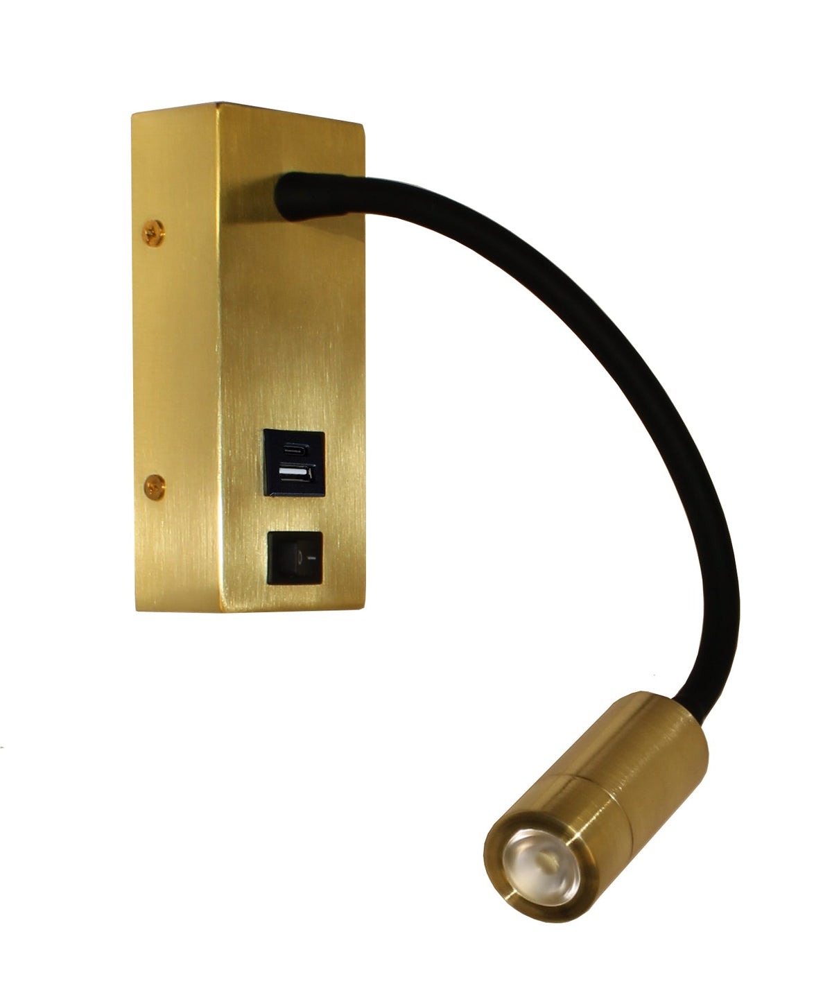Artdelight Easy - Bedlamp/Wandlamp - LED - 3W 3000K - USB-A + USB-C - Modern – Kies kleur