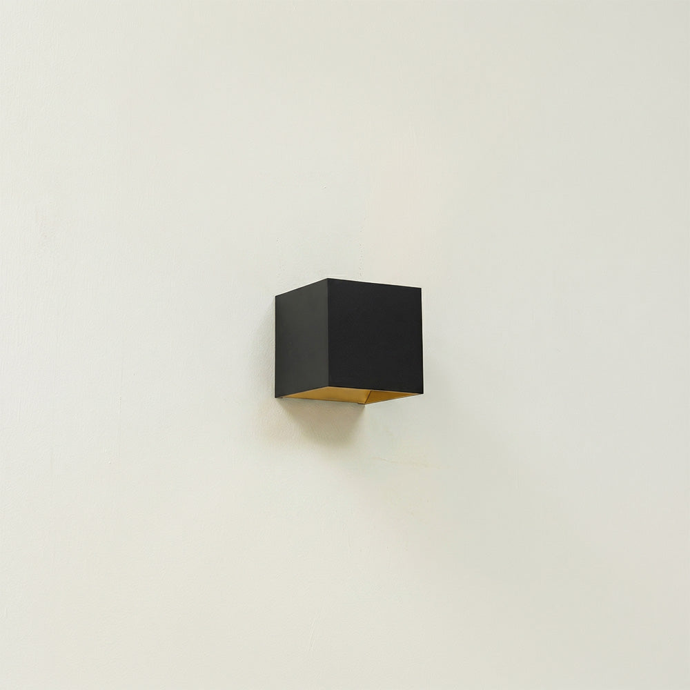Artdelight Gymm wandlamp Zwart/Goud