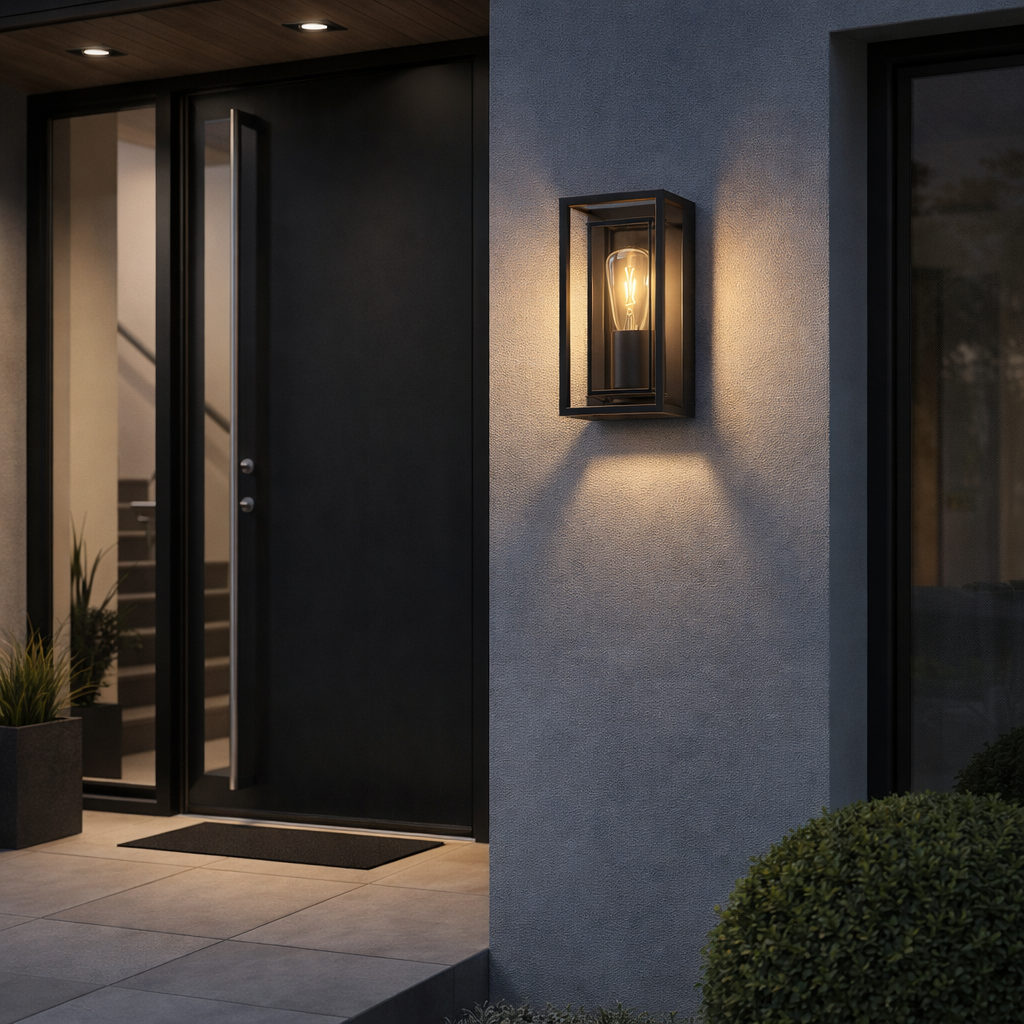 Artdelight Leeds 25 -  buiten - Dimbaar - IP65 - E27 - Design - Zwart