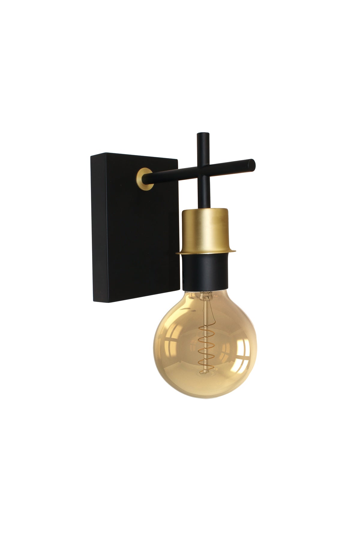 Artdelight Mokka - Wandlamp - Dimbaar - E27 - Modern - Antraciet