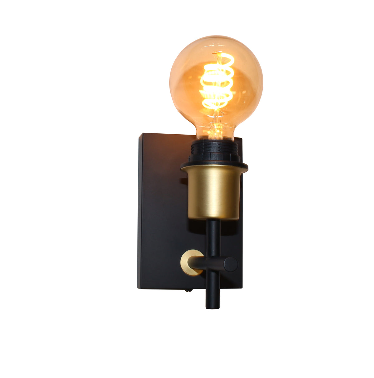 Artdelight Mokka - Wandlamp - Dimbaar - E27 - Modern - Antraciet