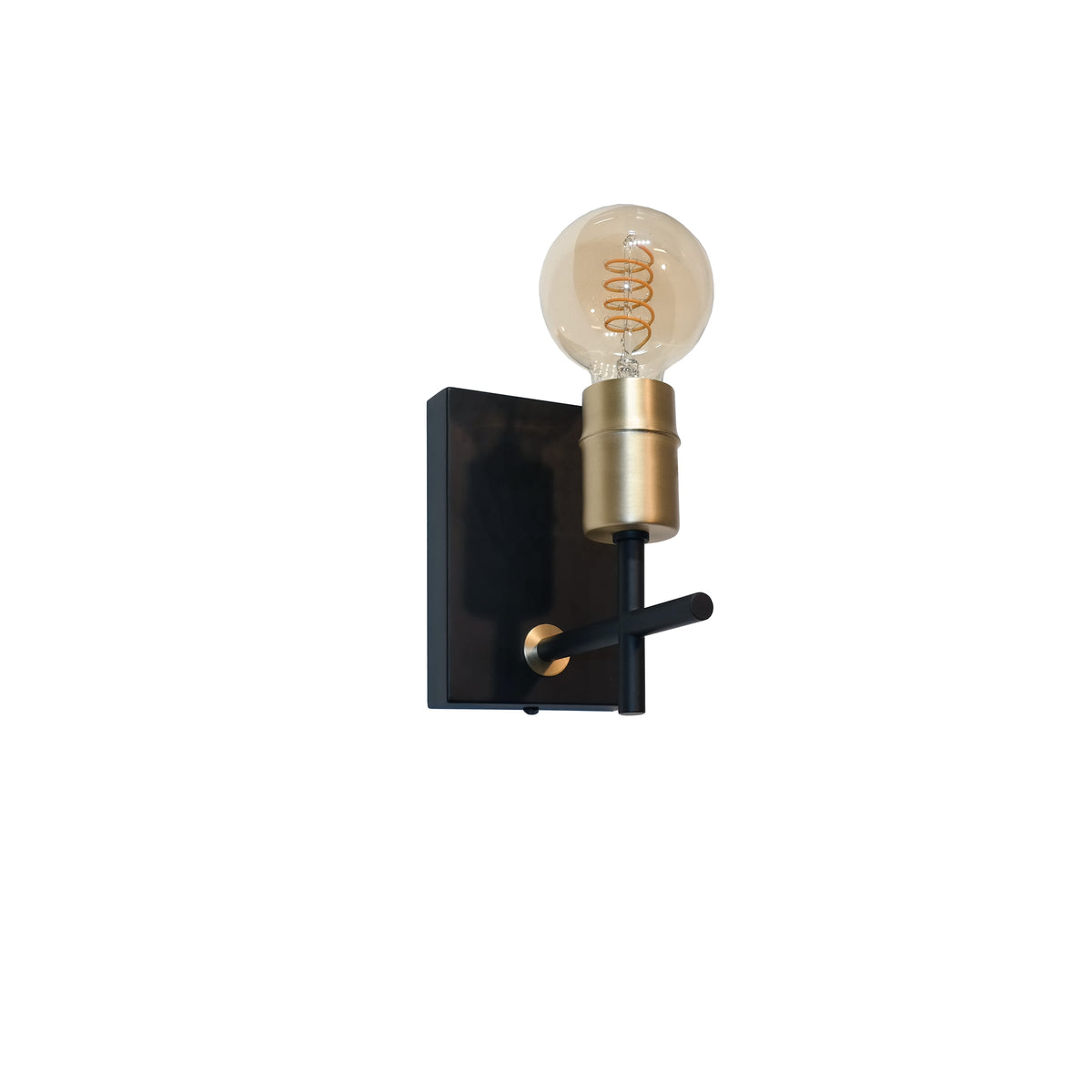 Artdelight Mokka - Wandlamp - Dimbaar - E27 - Modern - Antraciet