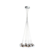 ASTRAL hanglamp Chroomglas/Helder glas 230V/12V G4 10x20W
