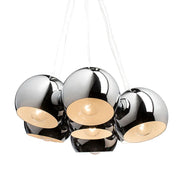 ASTROMET VII hanglamp chroom 230V LED E27 7x11W
