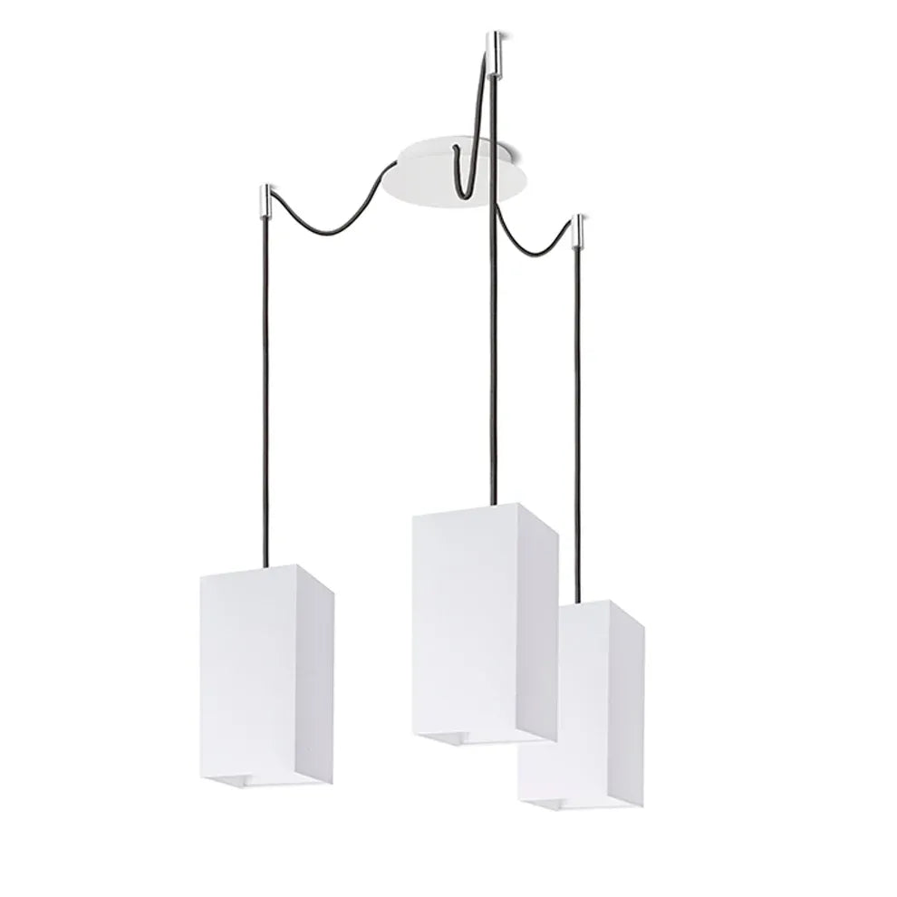 Hanglamp Kombix 3 Zwart/Chroom – Stijlvolle blikvanger met speels karakter