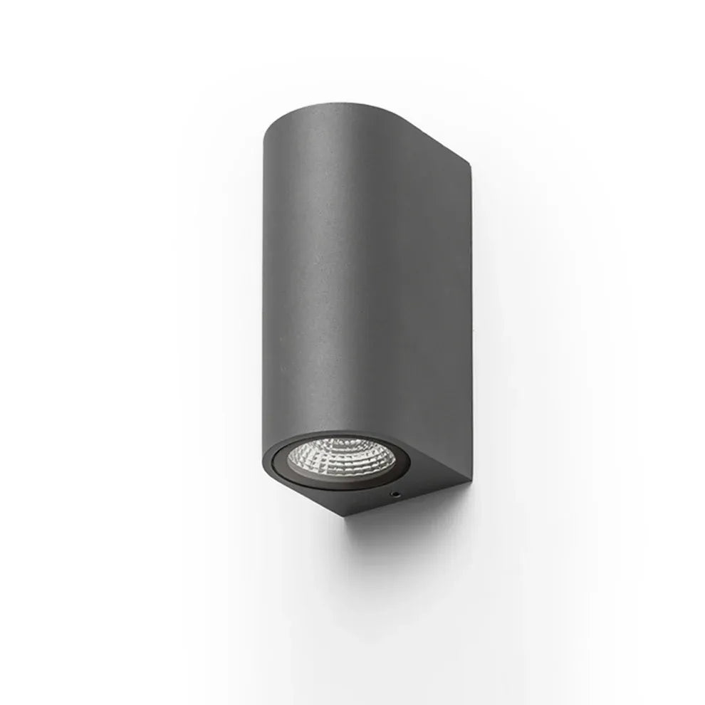 Buitenlamp Zack II – moderne wandlamp in antraciet voor stijlvolle buitenverlichting  (IP54)