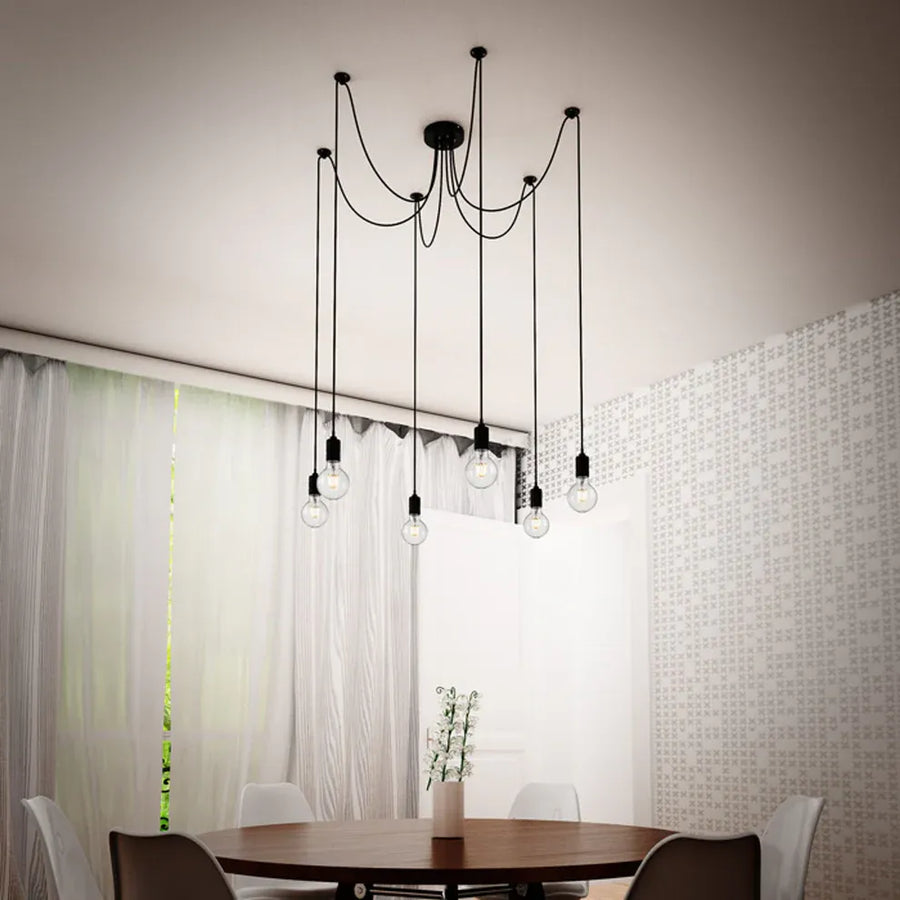 Cindy VI hanglamp zwart van Rendl Light Studio
