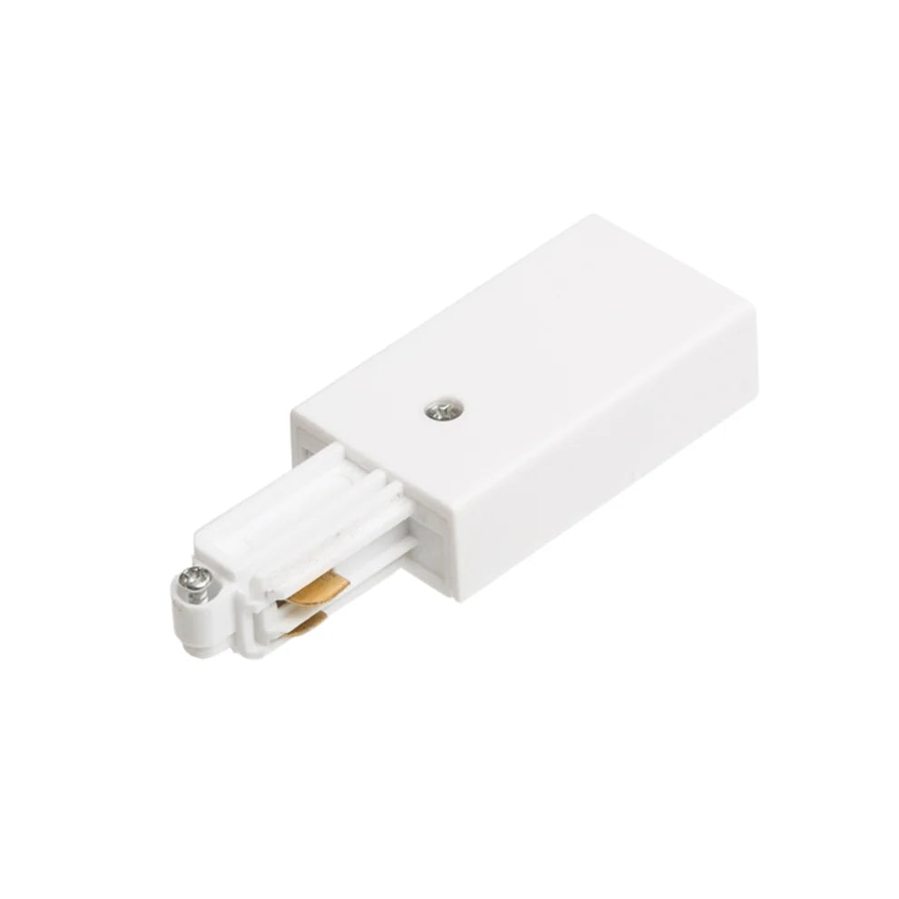 Koppelstuk 1F stroomvoorziening (links)- Zwart - Wit - Zilver van Rendl Light Studio