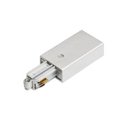 Koppelstuk 1F stroomvoorziening (links)- Zwart - Wit - Zilver van Rendl Light Studio