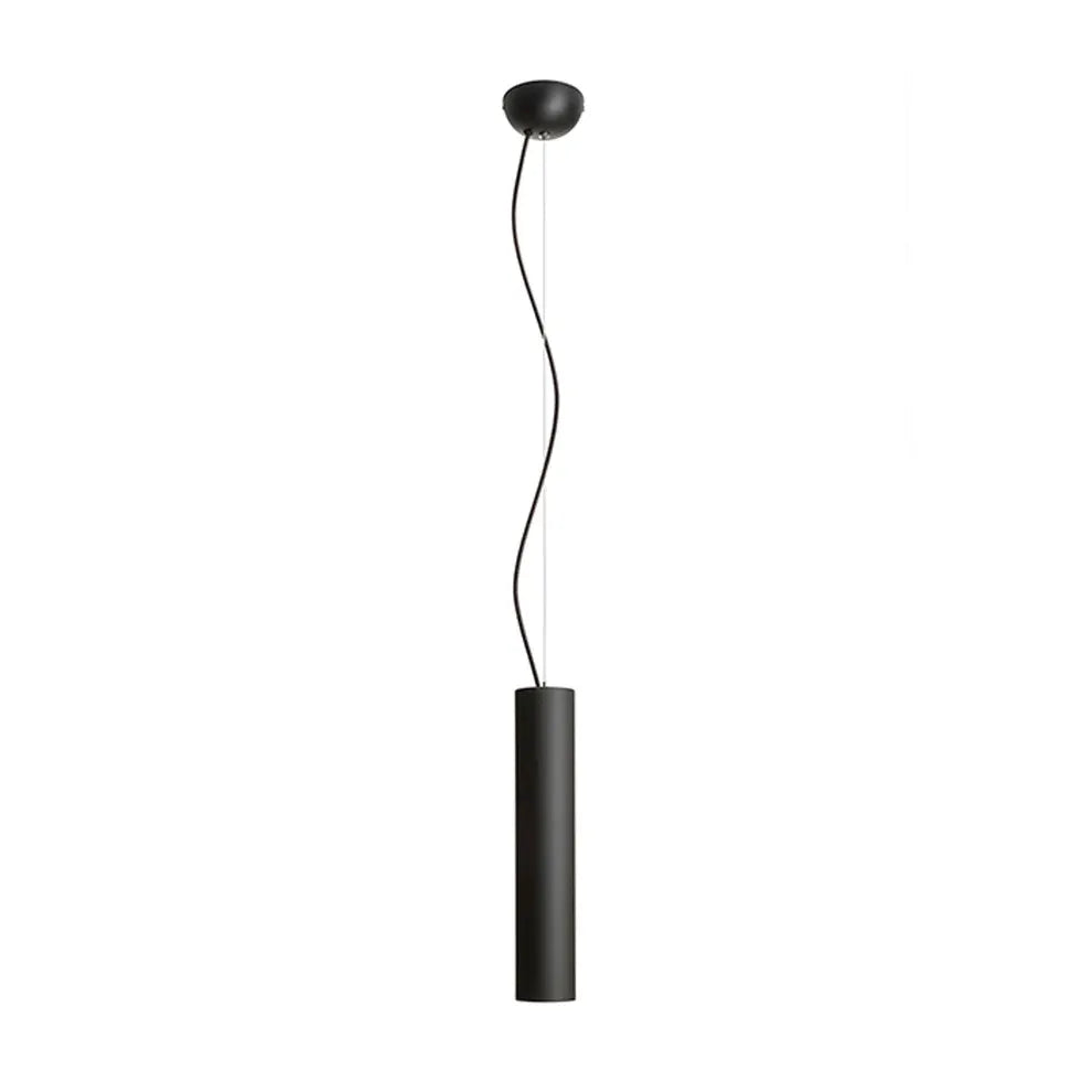 RIGA 28 Zwarte cilindervormige hanglamp – modern & minimalistisch