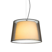 ESPLANADE hanglamp transparant zwart/wit chroom van Rendl Light Studio