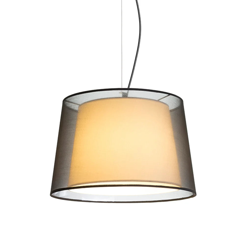 ESPLANADE hanglamp transparant zwart/wit chroom van Rendl Light Studio