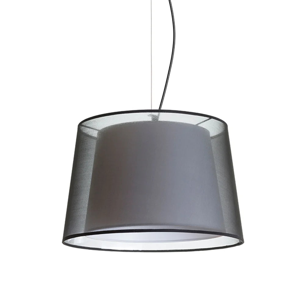 ESPLANADE hanglamp transparant zwart/wit chroom van Rendl Light Studio
