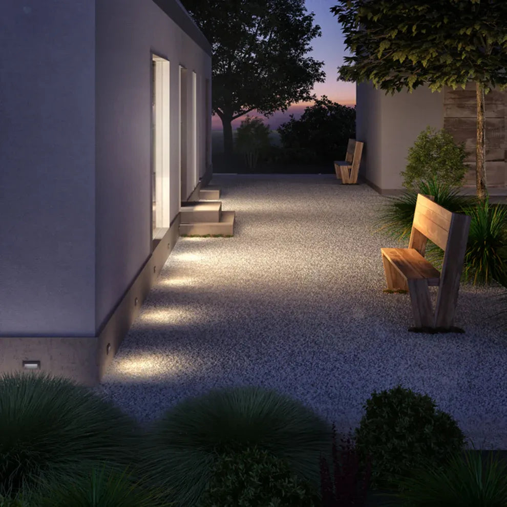 Buitenlamp – moderne inbouw wandlamp voor subtiele en veilige verlichting IP65 3000K