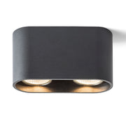 MANTOVA II plafondlamp - Mat Zwart - Wit van Rendl Light Studio