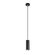MAVRO hanglamp zwart/goudgeel 230V LED 12W 38° 3000K